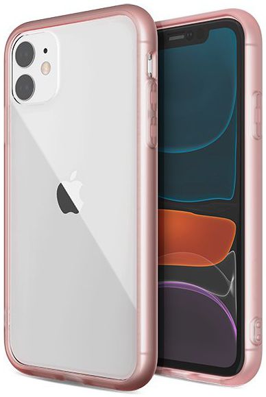 Raptic Glass Plus Apple iPhone 11 Hoesje Transparant/Roze afbeelding 1