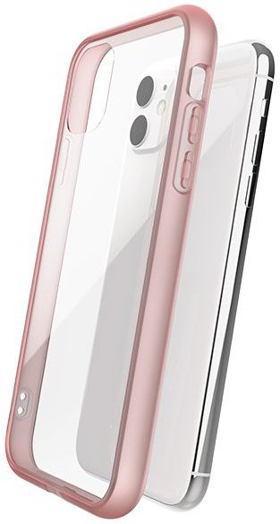 Raptic Glass Plus Apple iPhone 11 Hoesje Transparant/Roze afbeelding 2
