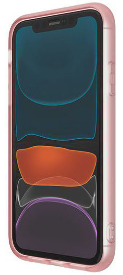 Raptic Glass Plus Apple iPhone 11 Hoesje Transparant/Roze afbeelding 4