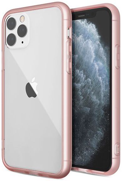 Raptic Glass Plus Apple iPhone 11 Pro Hoesje Transparant/Roze afbeelding 1