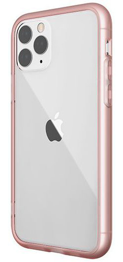 Raptic Glass Plus Apple iPhone 11 Pro Hoesje Transparant/Roze afbeelding 3