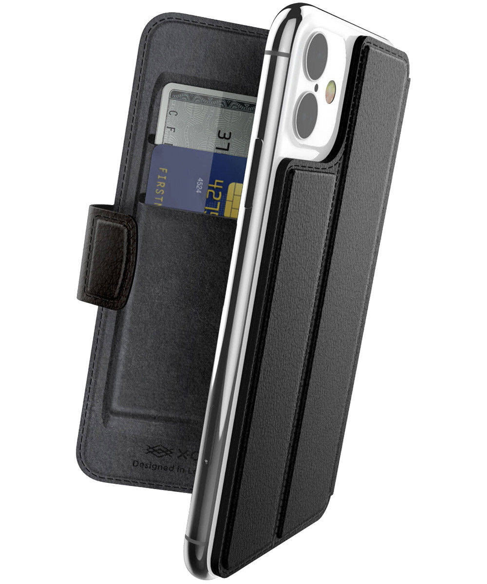 Raptic Defense Folio Air Apple iPhone 11 Hoesje Book Case Zwart afbeelding 1