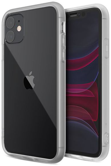 Raptic Glass Plus Apple iPhone 11 Hoesje Transparant Grijs afbeelding 1