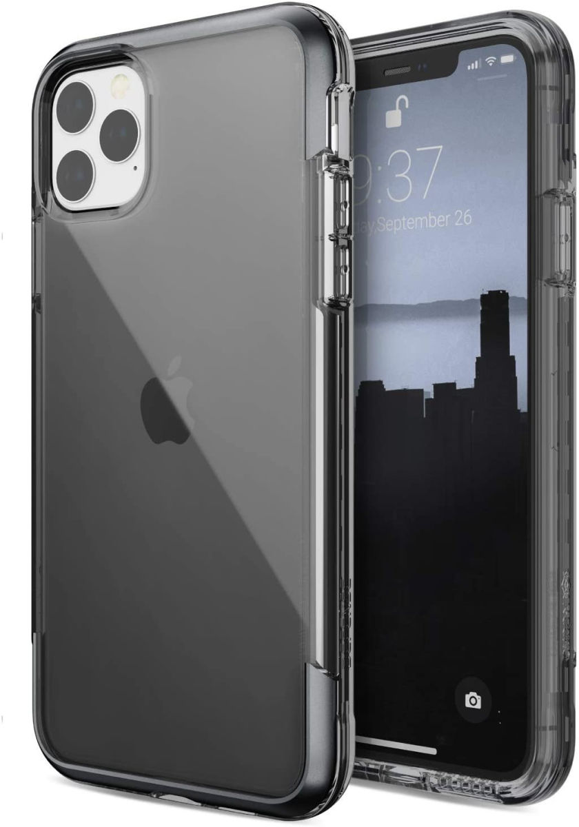 Raptic Air Apple iPhone 11 Pro Max Hoesje Transparant/Zwart afbeelding 2