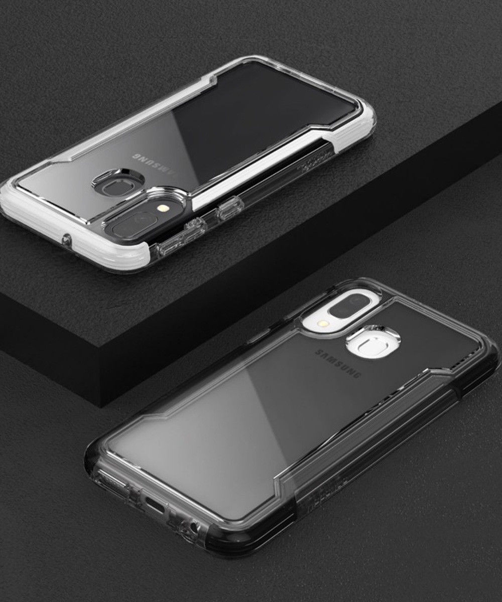 Raptic Clear Samsung Galaxy a40 Hoesje Transparant Wit afbeelding 4