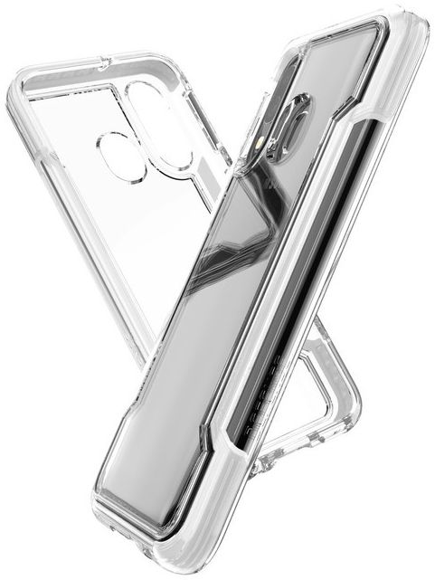 Raptic Clear Samsung Galaxy a40 Hoesje Transparant Wit afbeelding 1