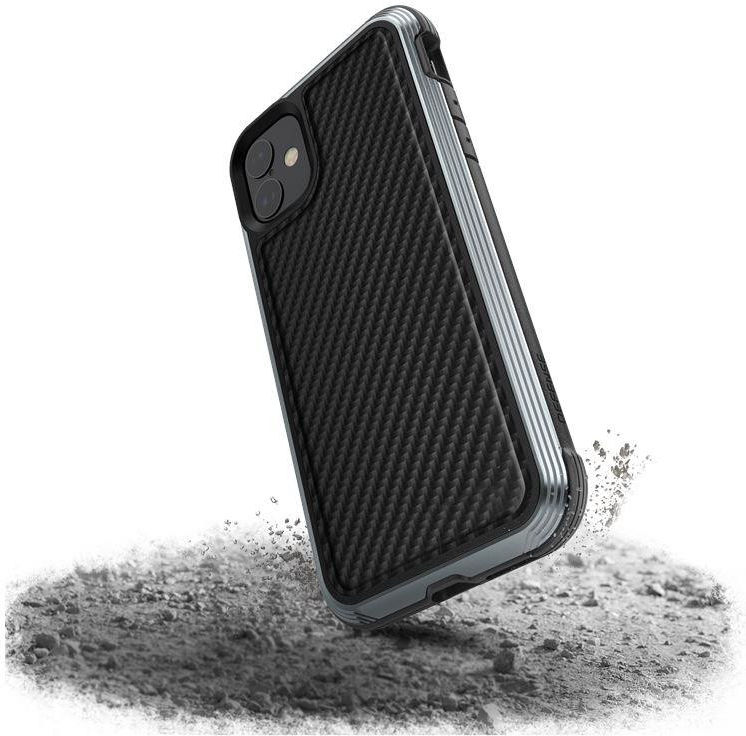Raptic Lux Apple iPhone 11 Hoesje Carbon Fiber Zwart afbeelding 4