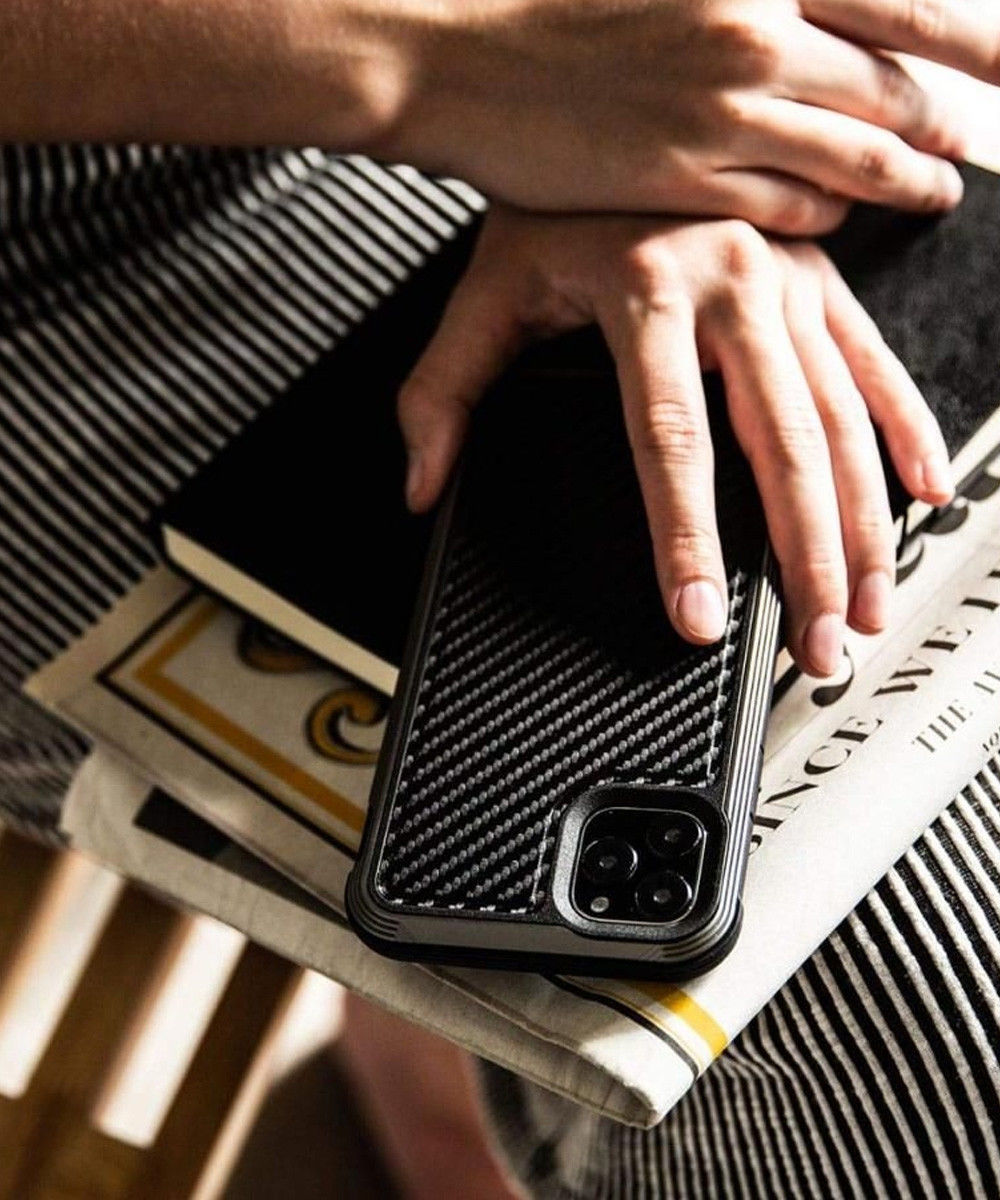 Raptic Lux Apple iPhone 11 Hoesje Carbon Fiber Zwart afbeelding 6