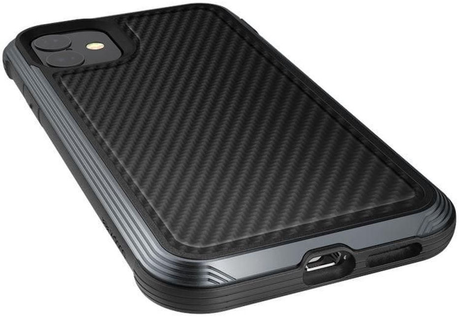 Raptic Lux Apple iPhone 11 Hoesje Carbon Fiber Zwart afbeelding 11