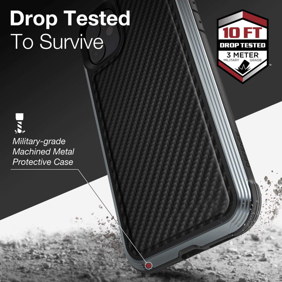 Raptic Lux Apple iPhone 11 Hoesje Carbon Fiber Zwart afbeelding 13