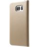 Samsung Galaxy S7 Edge Wallet Cover Goud