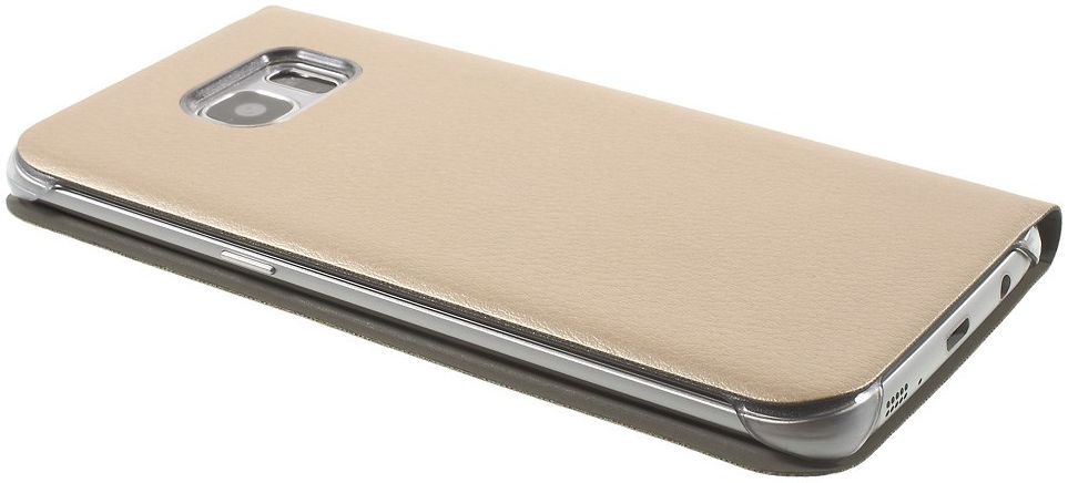 Samsung Galaxy S7 Edge Wallet Cover Goud afbeelding 3