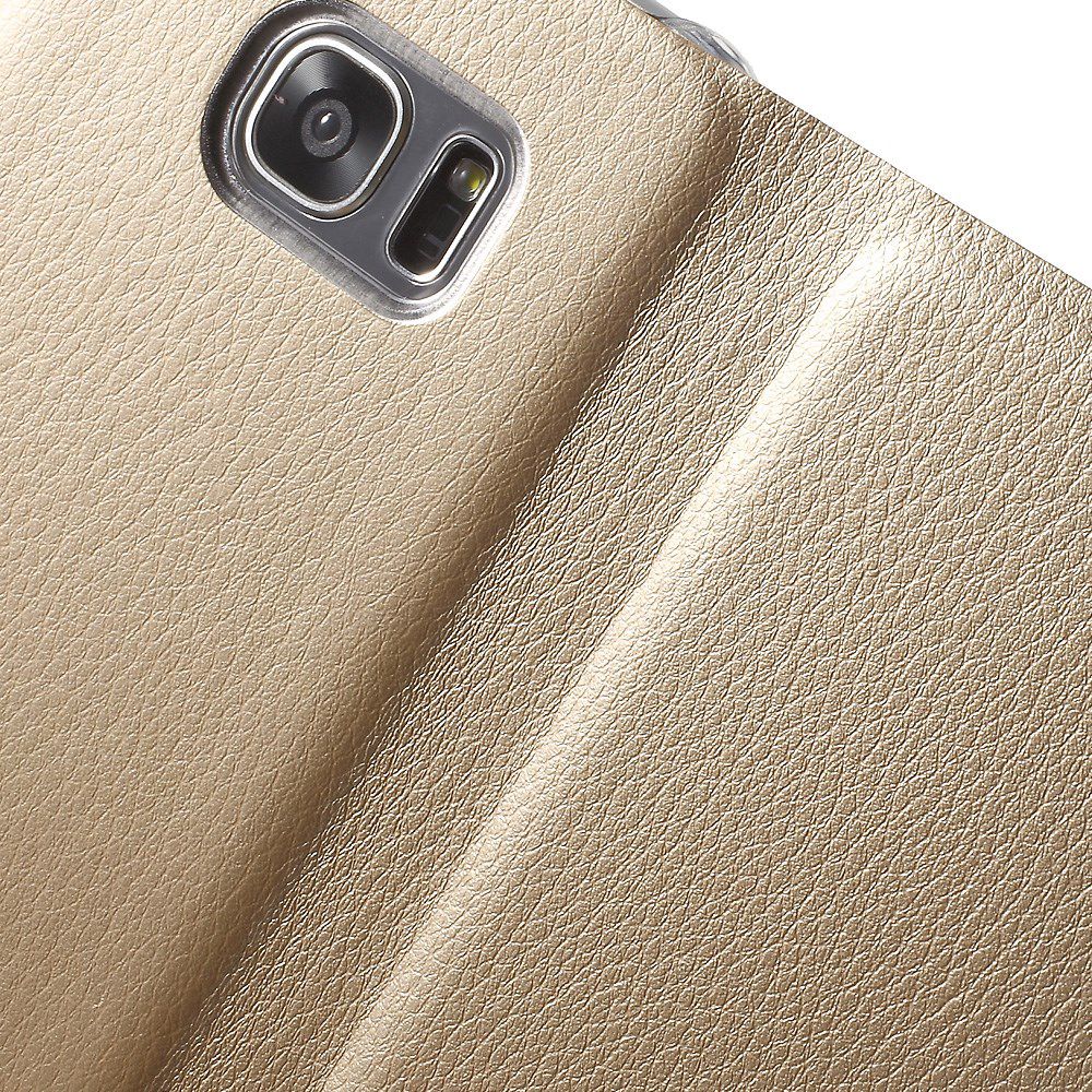 Samsung Galaxy S7 Edge Wallet Cover Goud afbeelding 6