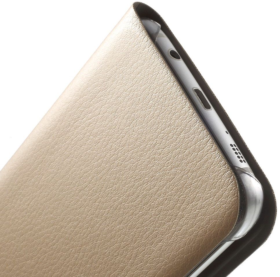 Samsung Galaxy S7 Edge Wallet Cover Goud afbeelding 8