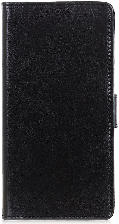 Sony Xperia 5 Litchi Skin Portemonnee Hoesje Zwart afbeelding 7