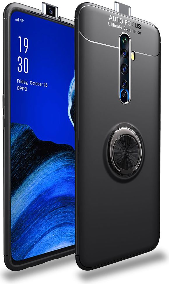 Oppo Reno 2 Z Hoesje met Ring Kickstand afbeelding 1
