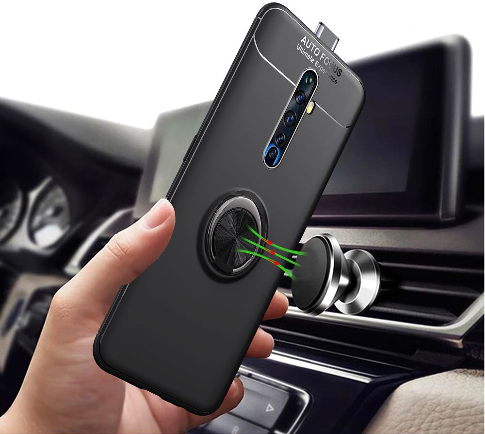 Oppo Reno 2 Z Hoesje met Ring Kickstand afbeelding 10