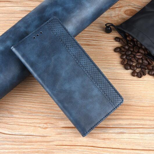 Oppo Reno 2 Stijlvol Vintage Portemonnee Hoesje Blauw afbeelding 6