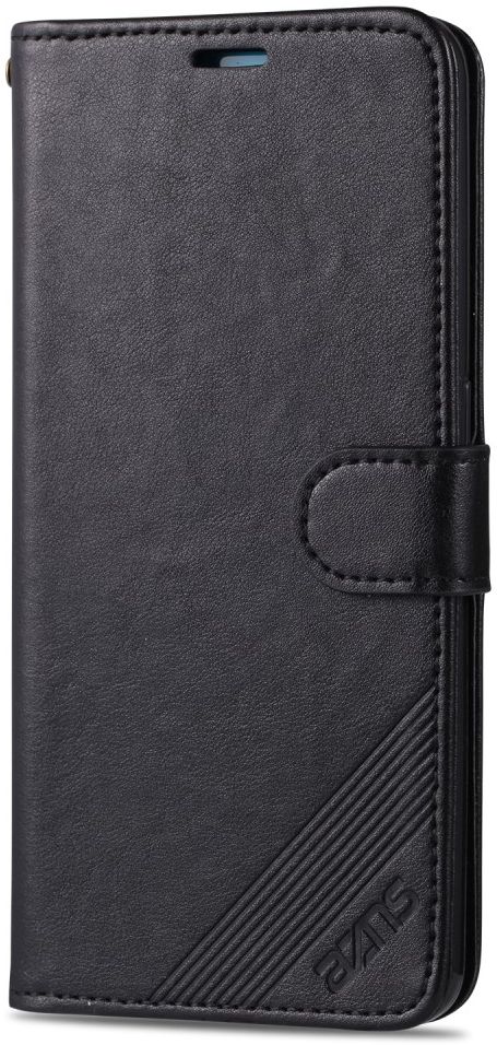 AZNS Oppo Reno 2 Portemonnee Stand Hoesje Zwart afbeelding 3