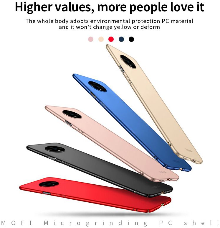 OnePlus 7T MOFI Shield Hoesje Rood afbeelding 10