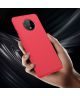 OnePlus 7T Twill Slim Texture Back Cover Rood
