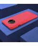 OnePlus 7T Twill Slim Texture Back Cover Rood
