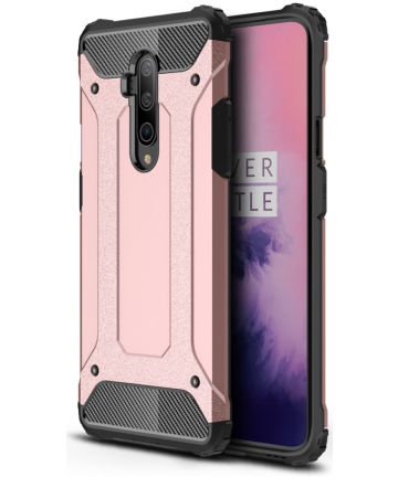 OnePlus 7T Pro Hybride Hoesje Roze Hoesjes