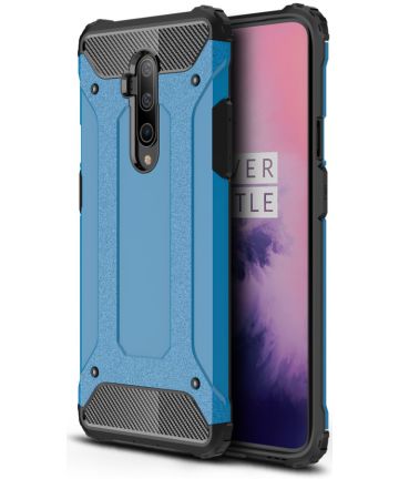 OnePlus 7T Pro Hybride Hoesje Blauw Hoesjes