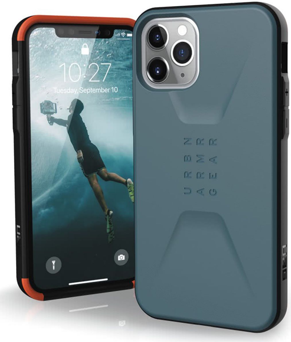 Urban Armor Gear Civilian Series Apple iPhone 11 Pro Hoesje Blauw afbeelding 1
