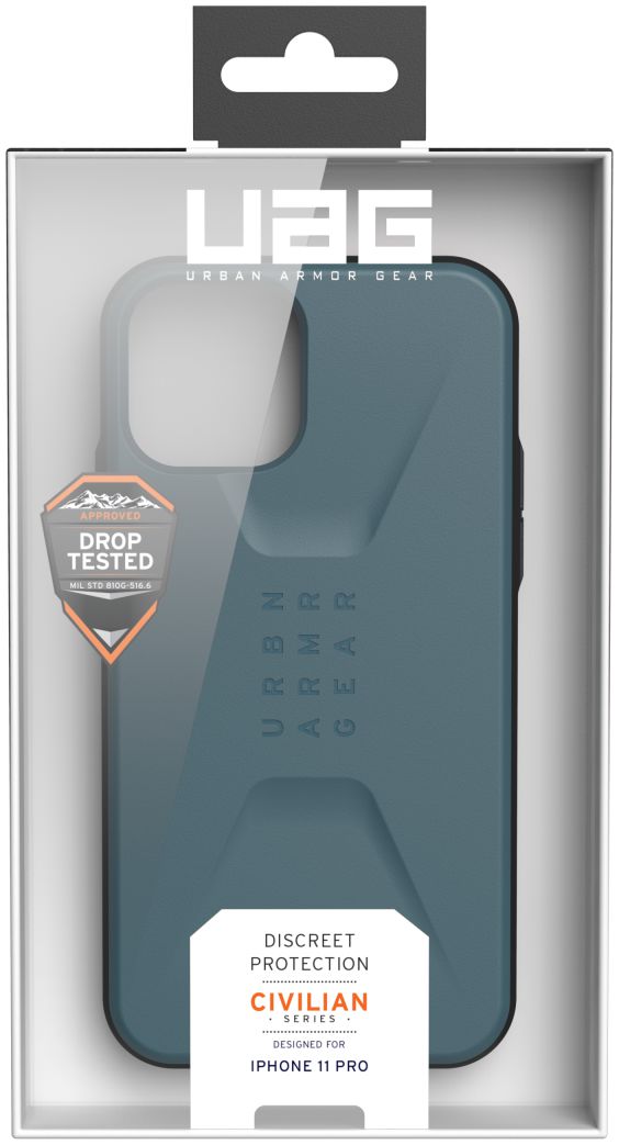 Urban Armor Gear Civilian Series Apple iPhone 11 Pro Hoesje Blauw afbeelding 11