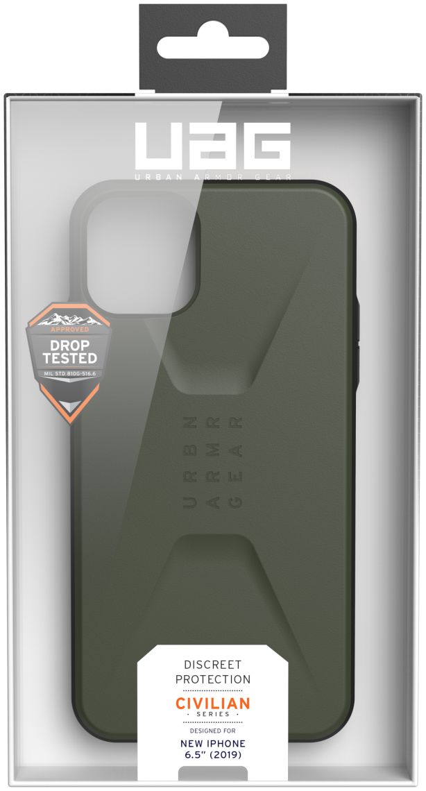 Urban Armor Gear Civilian Series Apple iPhone 11 Pro Max Hoesje Groen afbeelding 11