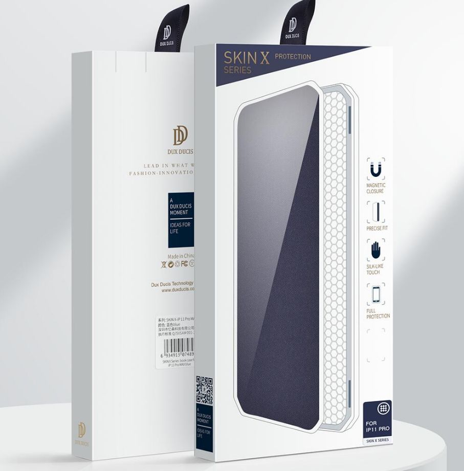 Dux Ducis Skin X Series Apple iPhone 11 Pro Hoesje Zwart afbeelding 10