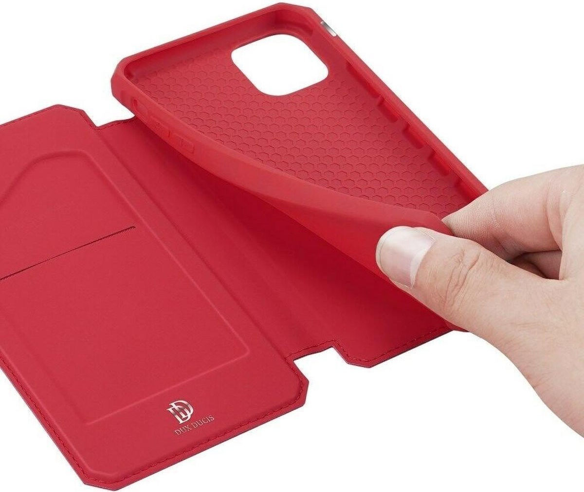 Dux Ducis Skin X Series Apple iPhone 11 Pro Hoesje Rood afbeelding 9