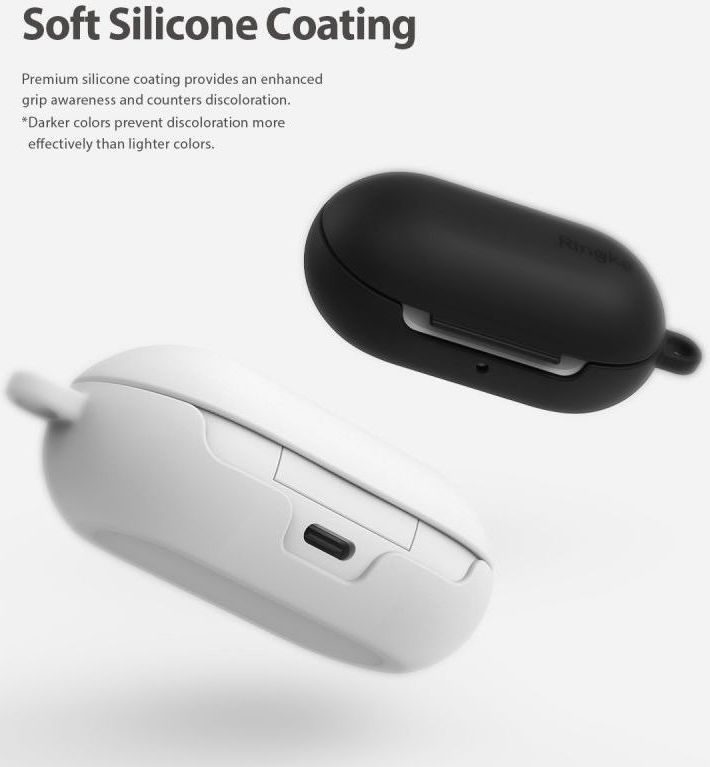 Ringke Samsung Galaxy Buds Stevig TPU Hoesje Wit afbeelding 3
