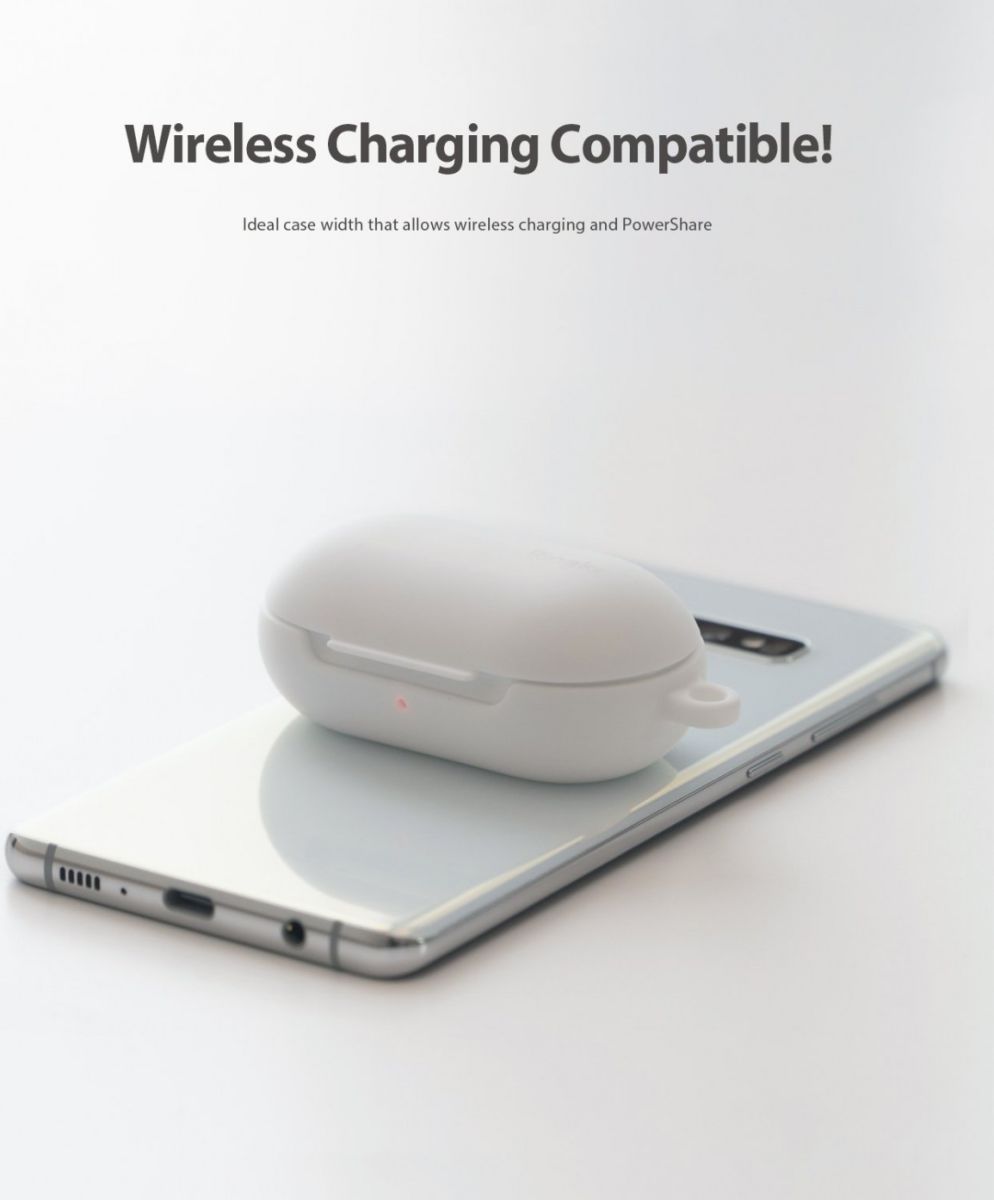 Ringke Samsung Galaxy Buds Stevig TPU Hoesje Wit afbeelding 6
