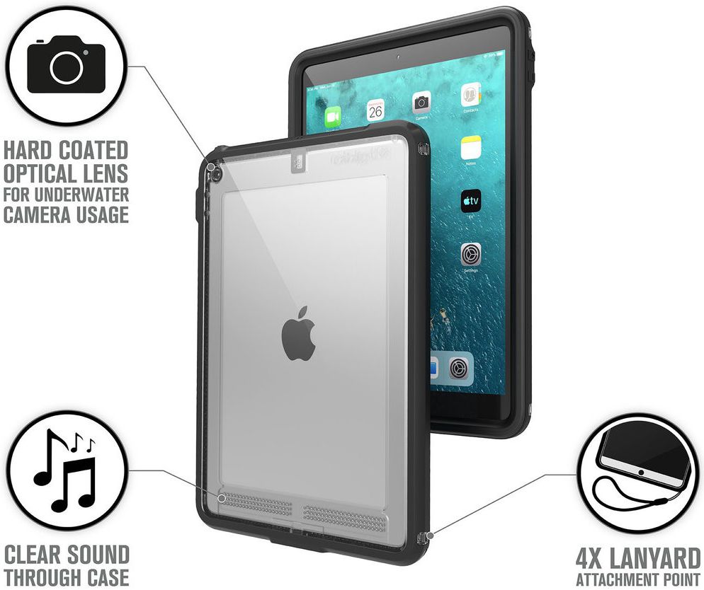 Catalyst Apple iPad Air 2019 / Pro 10.5 2017 Hoes Waterbestendig Zwart afbeelding 5
