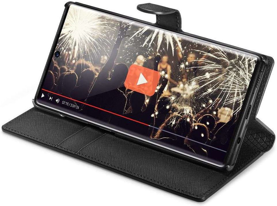 Spigen Wallet S Book Case Samsung Galaxy Note 10+ Zwart afbeelding 2