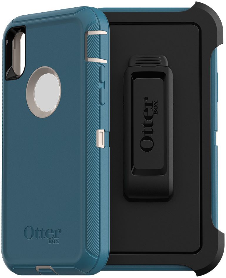 Otterbox Defender Apple IPhone XS / X Hoesje Blauw afbeelding 1
