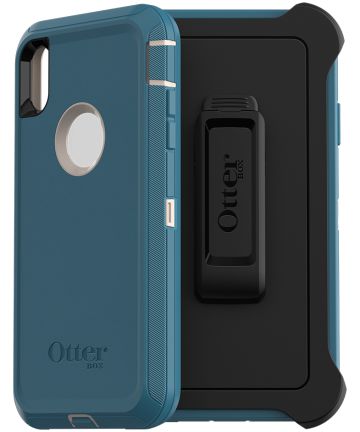 Otterbox Defender Apple IPhone Xs Max Hoesje Blauw Hoesjes
