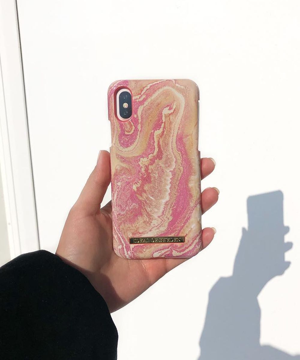 iDeal of Sweden Fashion Apple iPhone 11 Hoesje Golden Blush Marble afbeelding 5