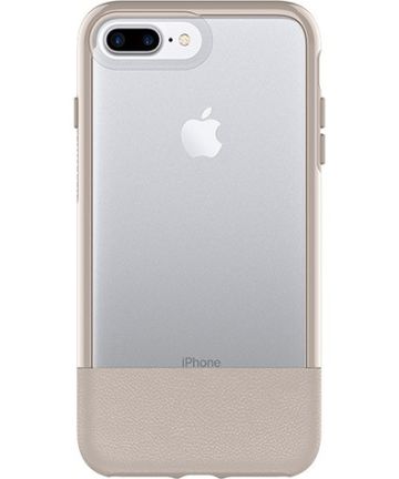 OtterBox Slim Case iPhone 8 Plus/7 Plus Lucent Beige + Alpha Glass Hoesjes