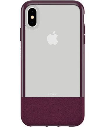 OtterBox Slim Case iPhone Xs Max Lucent Magenta + Alpha Glass Hoesjes