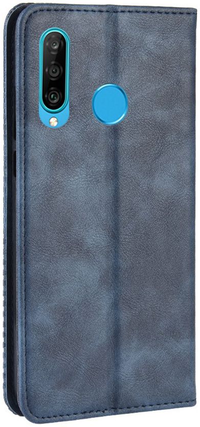 Honor 20 Lite Vintage Portemonnee Hoesje Blauw afbeelding 5