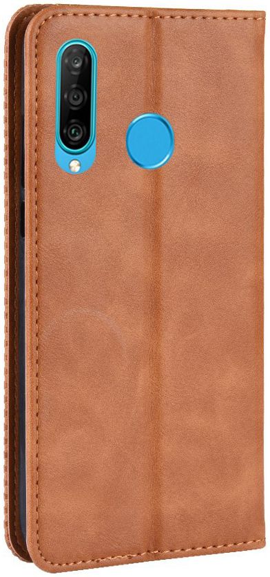 Honor 20 Lite Vintage Portemonnee Hoesje Bruin afbeelding 5