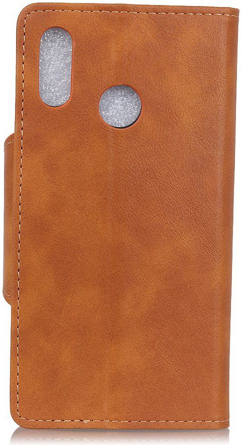 Motorola Moto E6s / E6 Plus Vintage Portemonnee Hoesje Drukknoop Bruin afbeelding 9