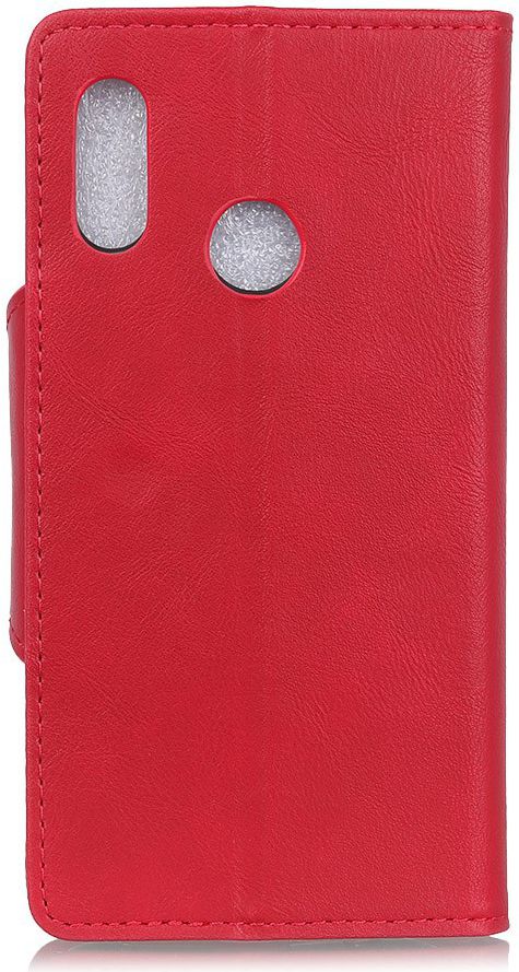 Motorola Moto E6s / E6 Plus Vintage Portemonnee Hoesje Drukknoop Rood afbeelding 9