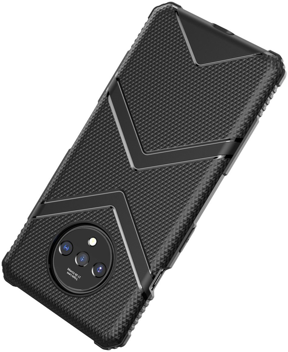 OnePlus 7T Armor Defence Hoesje Zwart afbeelding 3