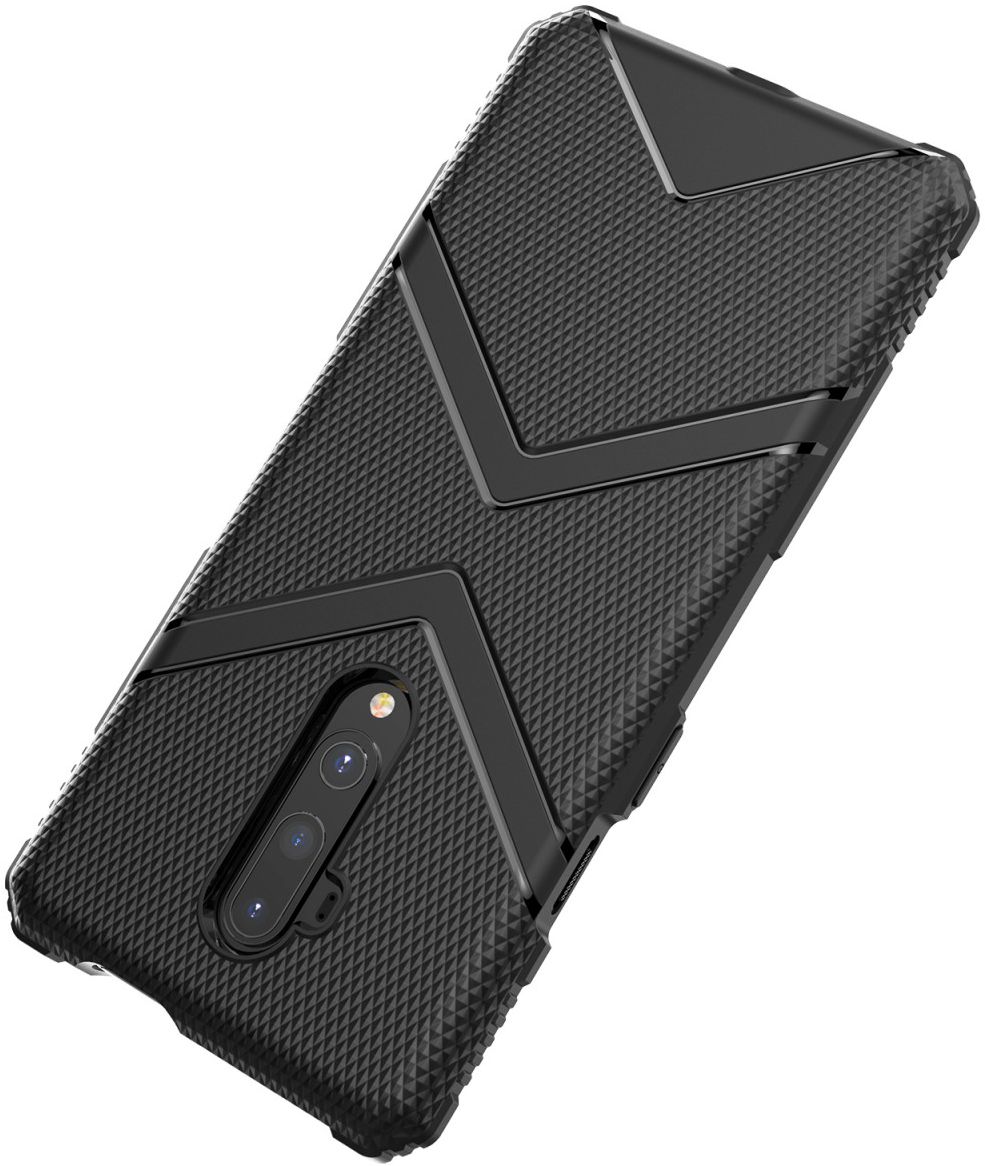 OnePlus 7T Pro Armor Defence Hoesje Zwart afbeelding 3