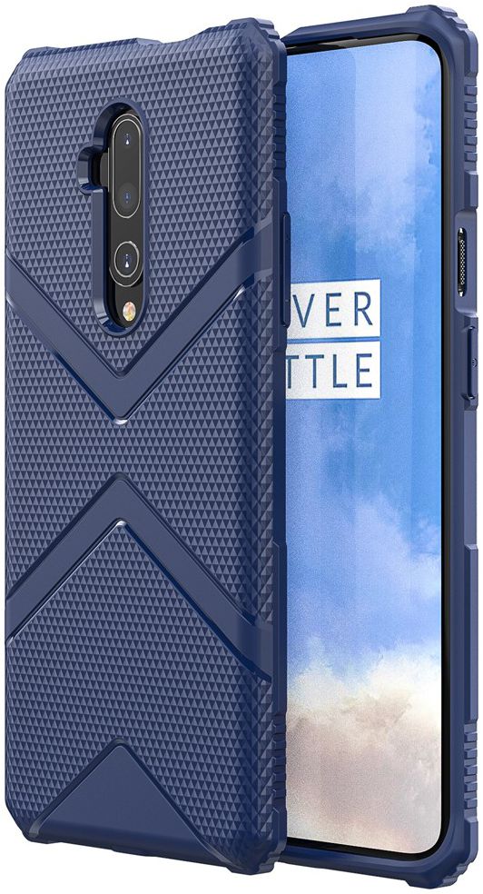 OnePlus 7T Pro Armor Defence Hoesje Blauw afbeelding 1