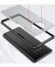 OnePlus 7T Slim Fit Hybride Hoesje Transparant/Zwart